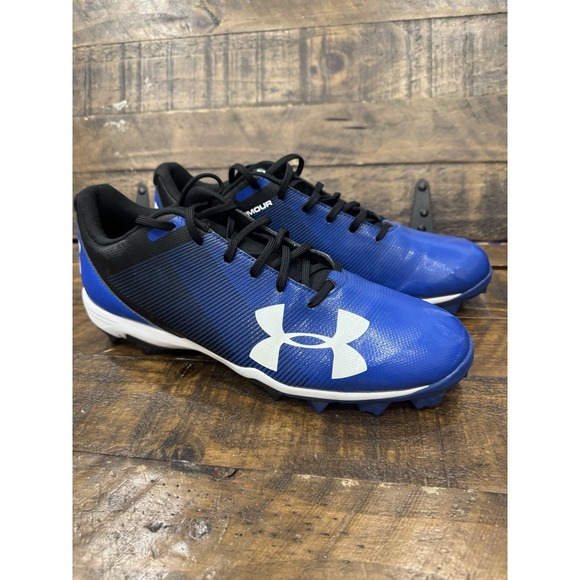 Under Armour Other - Under Armour UA Leadoff Low RM Baseball Cleats- Men's Shoe Size 12 Blue Used